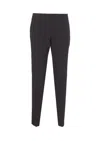 Liu •jo Side-zip Trousers In Black