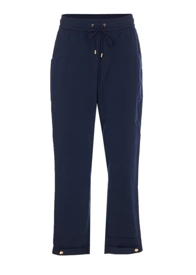 Liu •jo Liu Jo Cropped Trousers In Blue