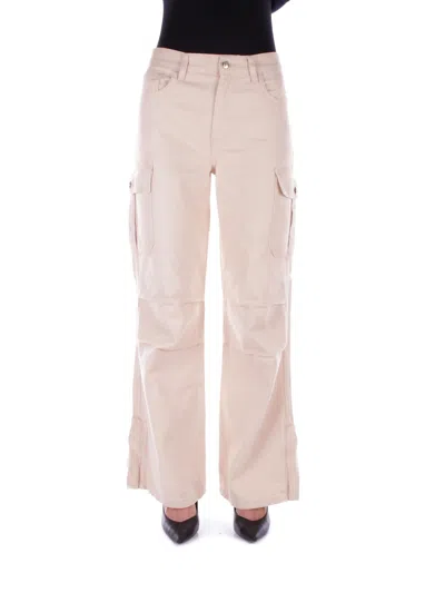 Liu •jo Liu Jo Trousers In Champagne Giallo