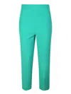 Liu •jo Cropped Trousers Liu-jo In Green