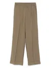 Liu •jo Pantalone Ampio In Tessuto Fluido Con Elastico In Vita In Green