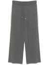 Liu •jo Gestrickte Hose In Grigio E Bianco