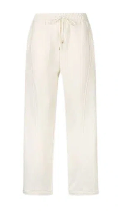 Liu •jo Side-seam Detail Drawstring Trousers In Neutral