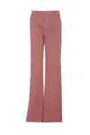 Liu •jo Twill Trousers In Pink