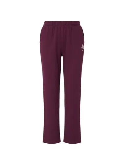 Liu •jo Trousers Regular In Sweatshirt In Purple