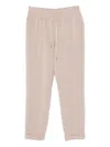 Liu •jo Drawstring-waist Cuffed Trousers In Gray