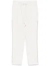 Liu •jo Elasticated-waistband Track Pants In White