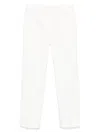 Liu •jo Cropped Trousers In White