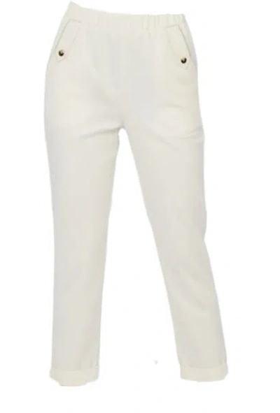 Liu •jo Liu Jo Slim-fit Trousers In Neutral