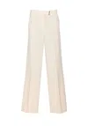 Liu •jo High-waist Palazzo Trousers In White