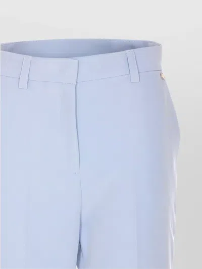 Liu •jo Trousers With Back Pocket And Belt Loops In Blue