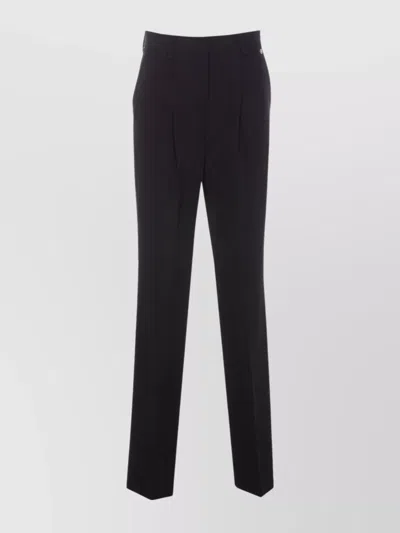Liu •jo Trousers With Back Pockets And Front Pleats In Black