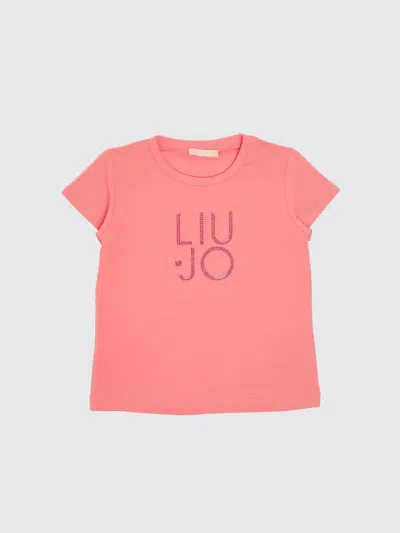 Liu •jo Liu Jo T-shirt Kids Color Coral In Pink