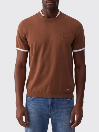 Liu •jo Liu Jo T-shirt Men Color Leather In Animal Print