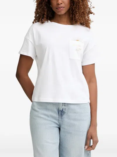 Liu •jo T-shirt With Pocket In Multi