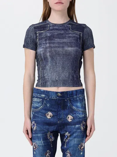 Liu •jo T-shirt Woman Liu Jo In Blue