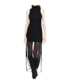 Liu •jo Tulle Dress With Gemstones In Black
