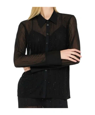 LIU •JO TULLE SHIRT