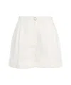 Liu •jo Linen Shorts Button Detail