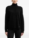 Liu •jo Turtleneck Sweater In Black