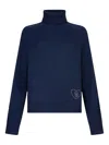 Liu •jo Turtleneck Sweater In Blue