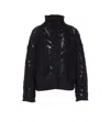 Liu •jo Turtleneck With Jewel Stones In Black