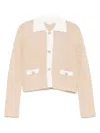 Liu •jo Tweed Jacket In Neutrals