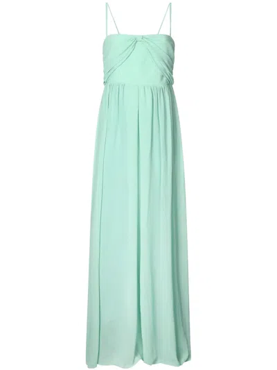 Liu •jo Twisted-detail Evening Dress In Mint Green