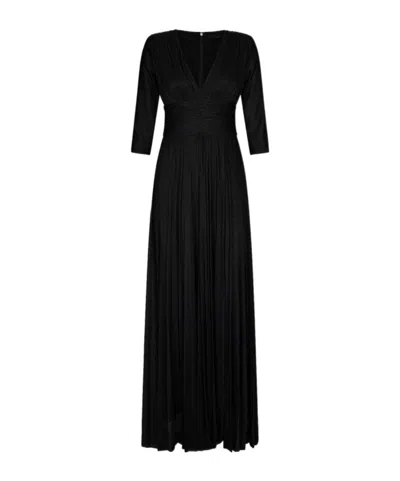 Liu •jo V-neck Dress In Black