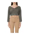 Liu •jo T-shirt Liu Jo Woman Color Green In Gray