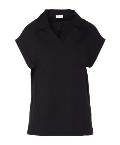 LIU •JO LIU JO SHORT SLEEVED EMBROIDERED POLO SHIRT