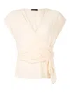 Liu •jo Top Liu Jo Woman Color Ivory In Pink