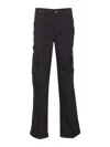 Liu •jo Cargo Style Jeans Featuring Multiple Pockets In Black
