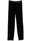 Liu •jo Twill Trousers In Black