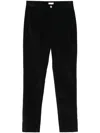 Liu •jo Velvet Trousers In Black