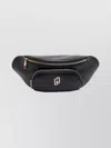 Liu •jo Versatile Belt Bag Featuring Zipped Pockets In Black