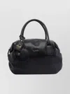 Liu •jo Versatile Bowler Handbag And Shoulder Strap In Black
