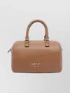 Liu •jo Versatile Cross-body Satchel Featuring Studded Accents In Brown