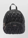 Liu •jo Versatile Medium Backpack Zipped Pocket In Black
