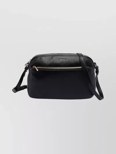 Liu •jo Versatile Shoulder Bag Featuring Multiple Pockets In Black