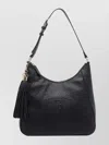 Liu •jo Versatile Shoulder Bag Tassel Detail In Black