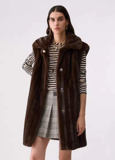 Liu •jo Liu Jo Vest Cf6017-es046 In Marrone Visone (01629)