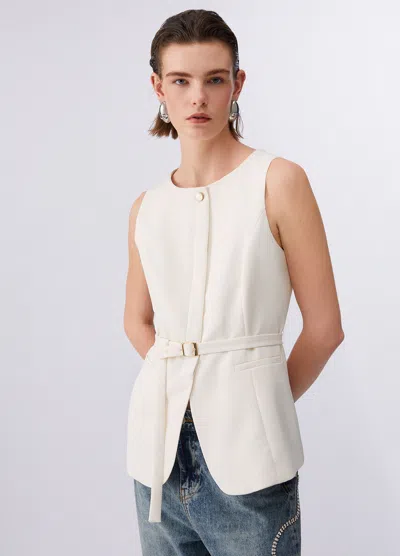 Liu •jo Liu Jo Vest Wa6209-ts896 In White