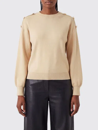 Liu •jo Liu Jo Viscose Blend Button-up Crewneck Cardigan In White