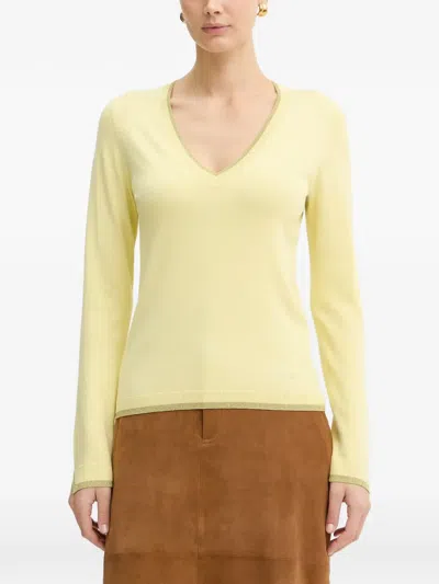 Liu •jo V-neck Sweater In Multi