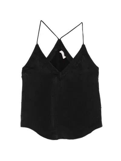 Liu •jo V-neck Top In Black