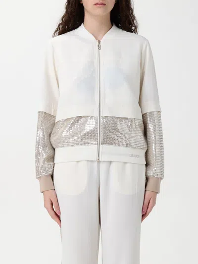 LIU •JO JACKET LIU JO WOMAN COLOR BEIGE,G60223022