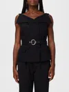 Liu •jo Waistcoat Liu Jo Woman Color Black In Black
