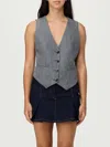 Liu •jo Waistcoat Liu Jo Woman Color Grey In Gray