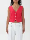 Liu •jo Waistcoat Liu Jo Woman Color Red